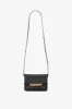 Mini Chain Pouch Bag With Long Strap In Black Leather sold by Victoria Beckham