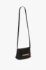 Mini Chain Pouch Bag With Long Strap In Black Leather sold by Victoria Beckham