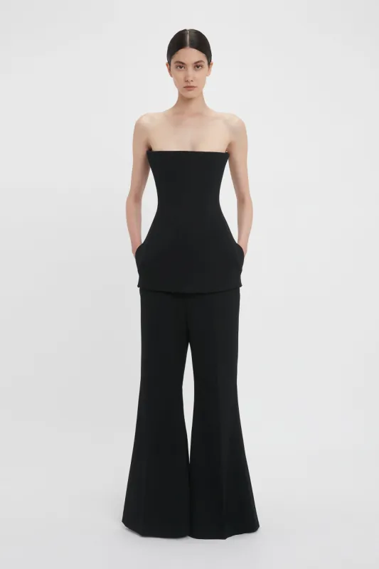 Corset Top In Black sold by Victoria Beckham