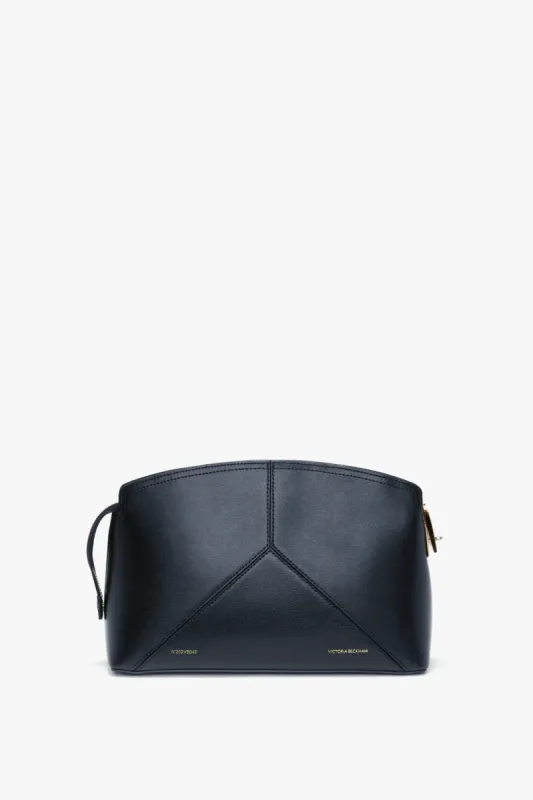Victoria Clutch Bag In Navy Leather sold by Victoria Beckham