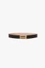 Jumbo Dorian Belt In Black Glossed Leather sold by Victoria Beckham