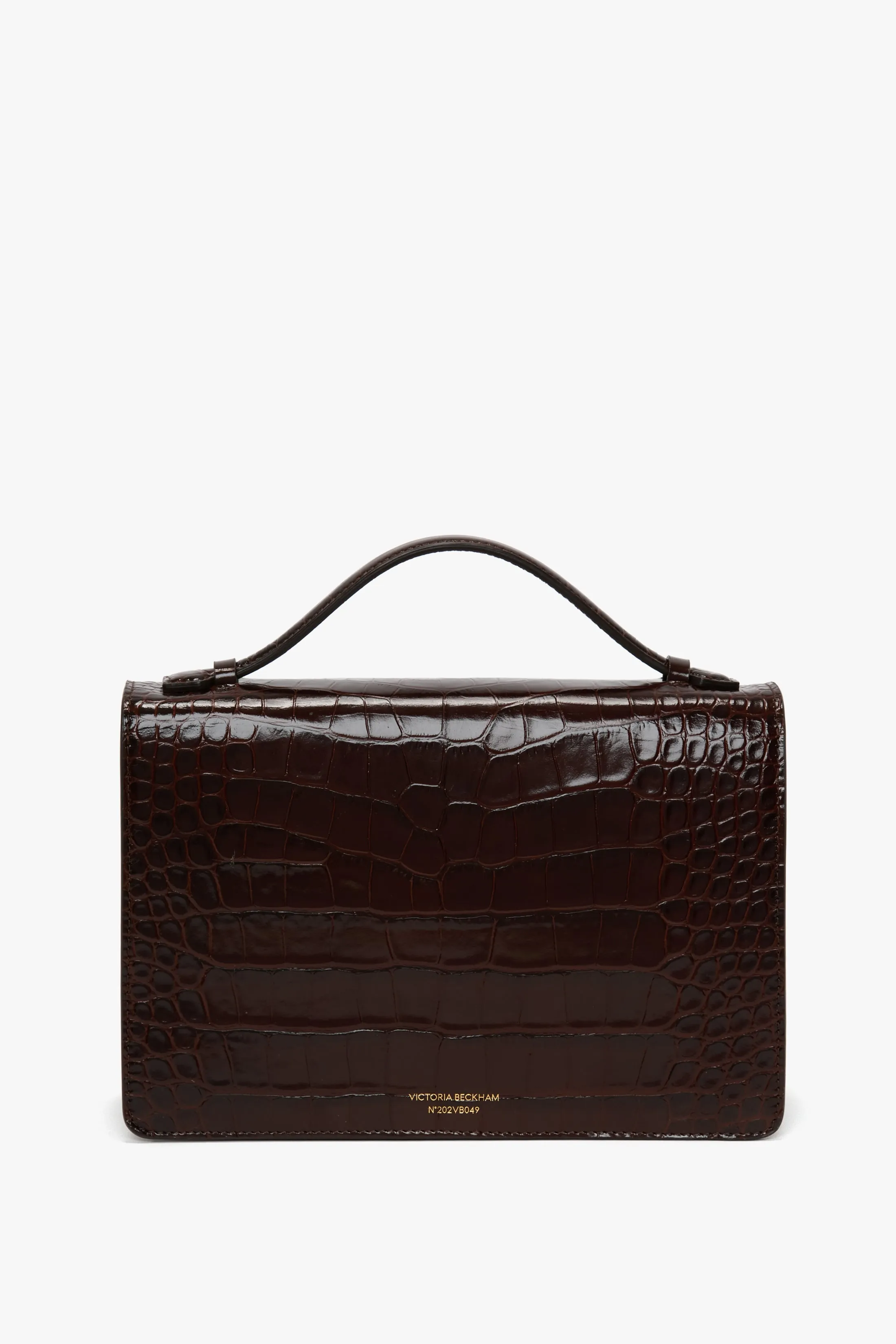 Dorian Bag In Embossed Dark Brown Leather sold by Victoria Beckham product image thumbnail 5