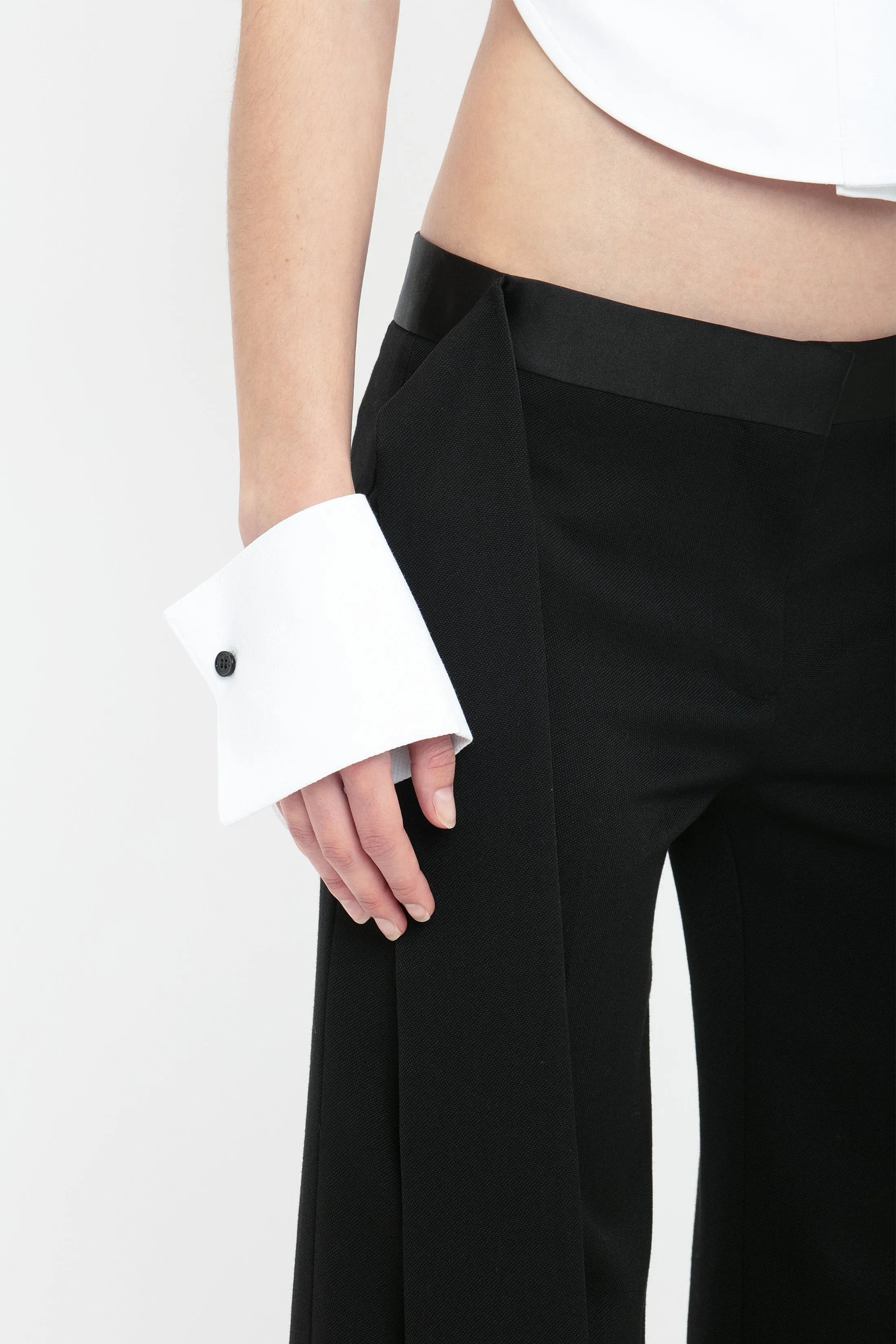 Tuxedo Bib In White sold by Victoria Beckham product image thumbnail 5