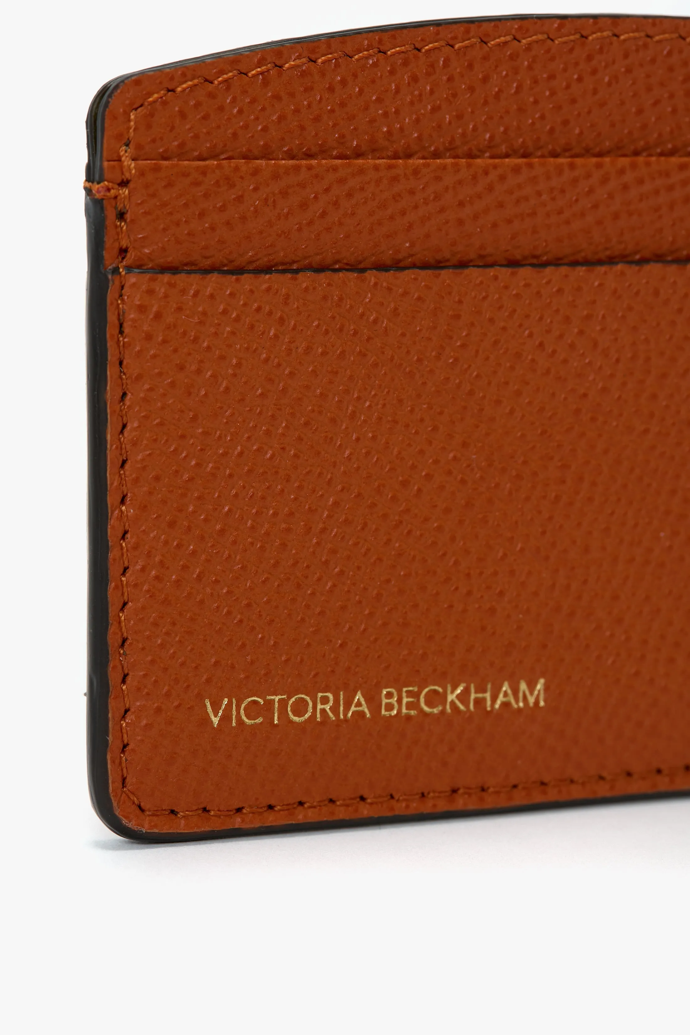 Victoria Card Holder In Burnt Orange Grained Leather sold by Victoria Beckham product image thumbnail 4