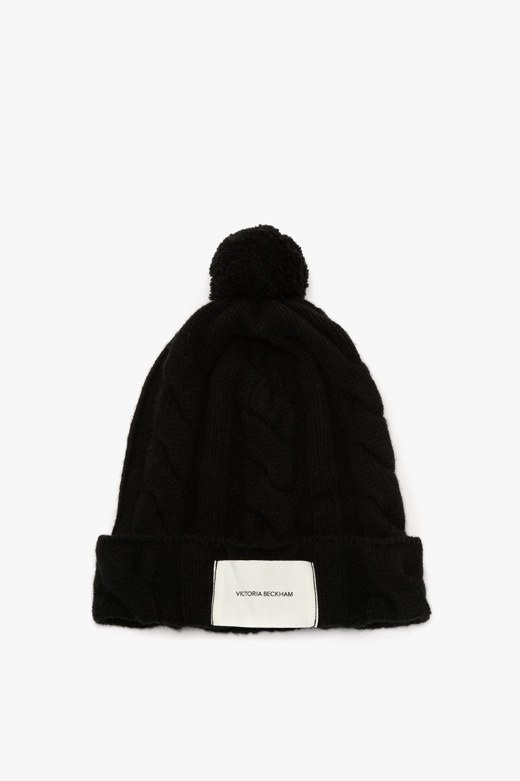 Beanie Hat In Black sold by Victoria Beckham
