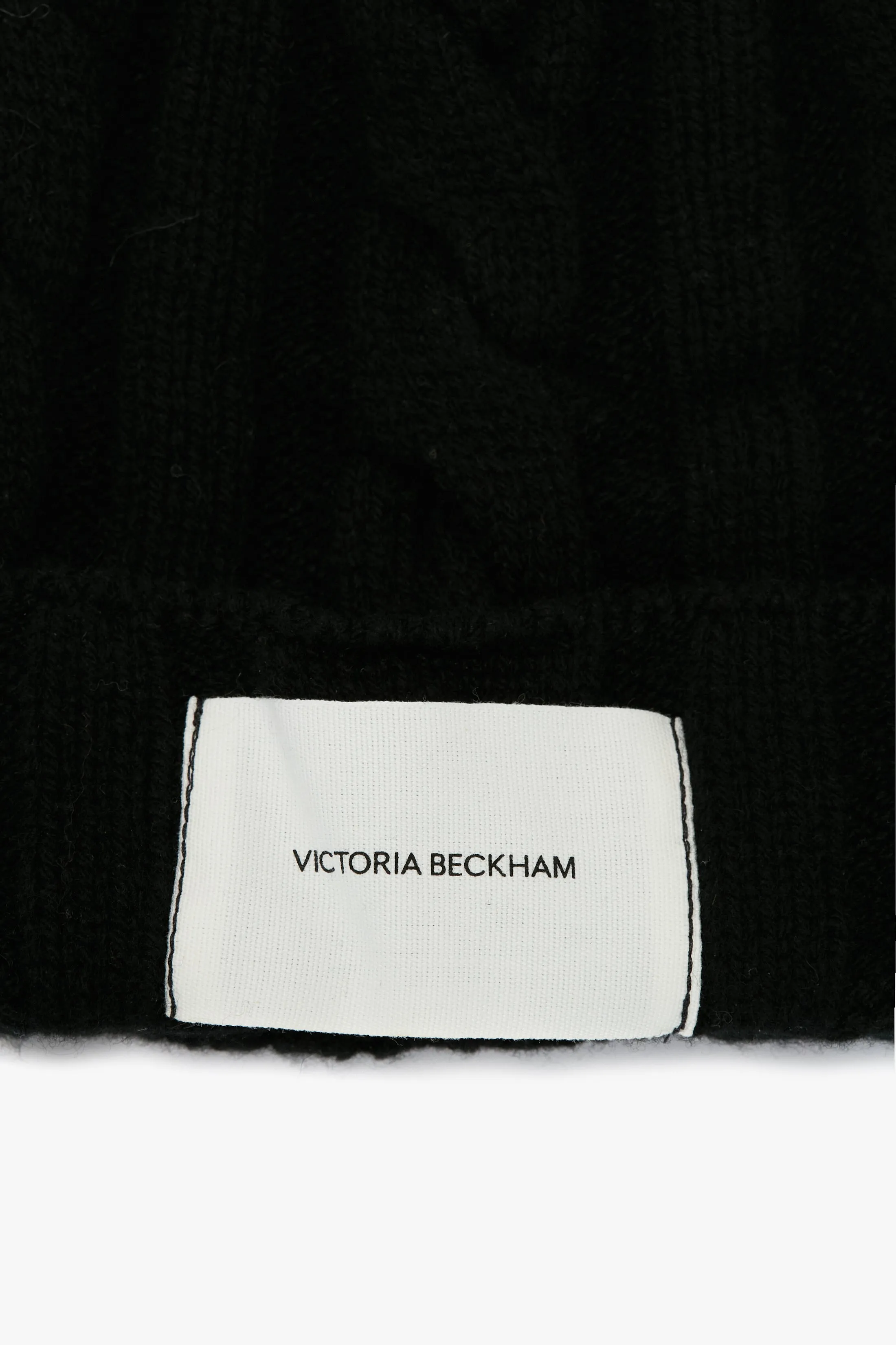 Beanie Hat In Black sold by Victoria Beckham product image thumbnail 4