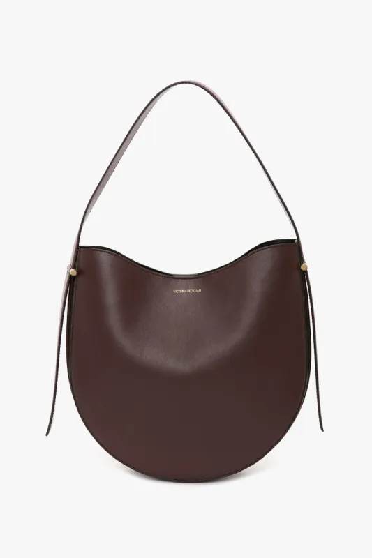 Dia Hobo Bag In Burgundy Smooth Leather sold by Victoria Beckham