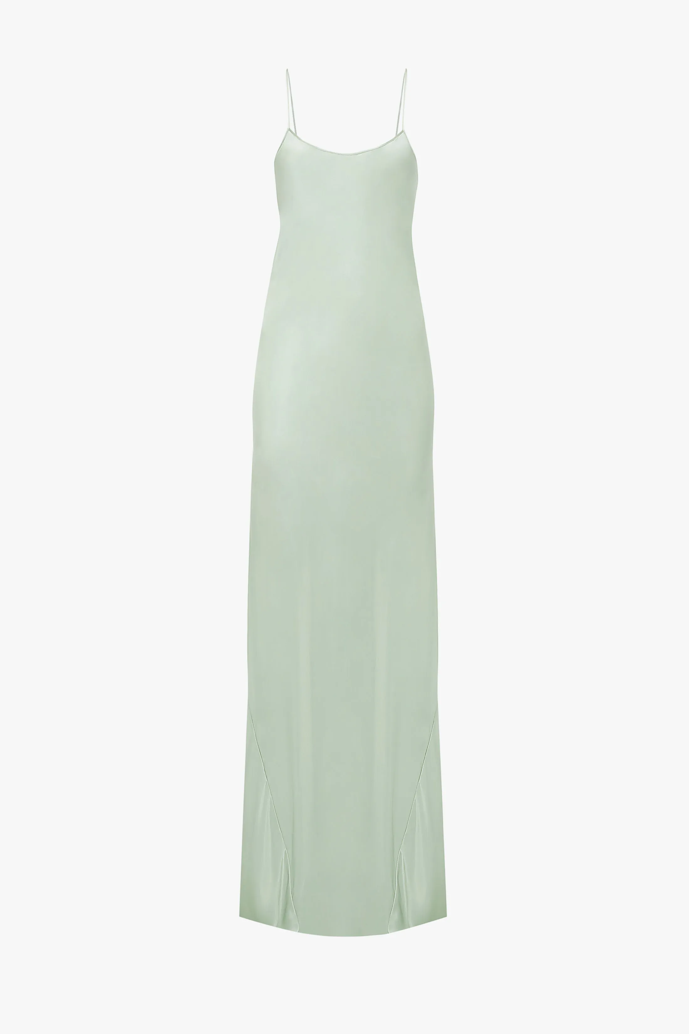 Exclusive Low Back Cami Floor-Length Dress In Jade sold by Victoria Beckham product image thumbnail 5