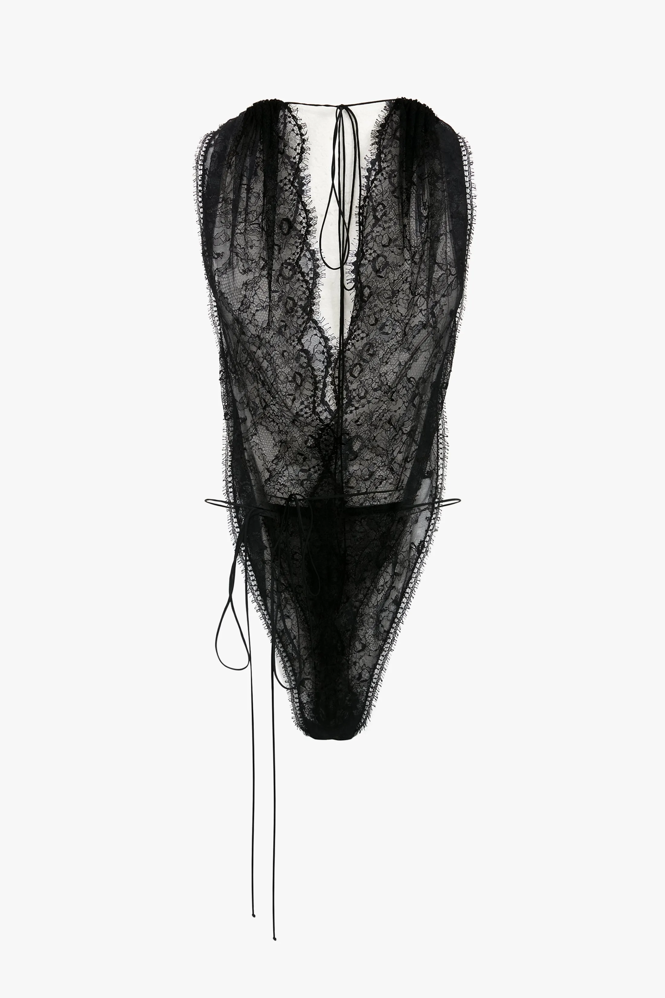 Halter Neck Bodysuit In Black sold by Victoria Beckham product image thumbnail 5