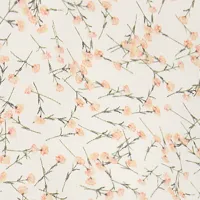 Gathered Waist Midi Dress In Floral Ovation Peach sold by Victoria Beckham product image thumbnail 5