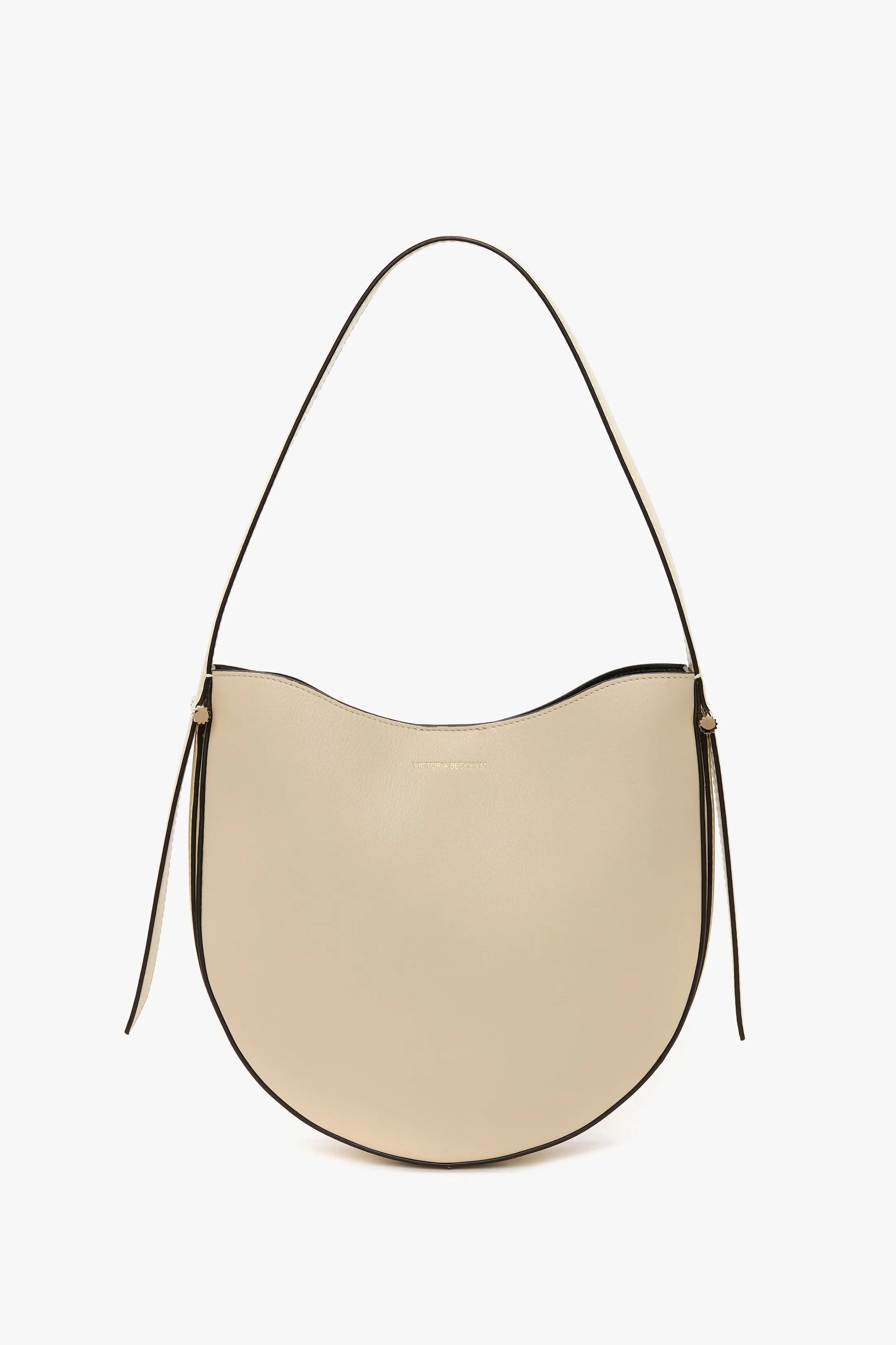 Dia Hobo Bag Medium In Ivory Leather sold by Victoria Beckham