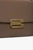 Mini Dorian Bag In Dove Grey Grained Leather sold by Victoria Beckham