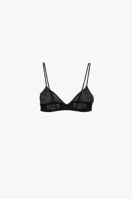 Lace Bra In Black sold by Victoria Beckham