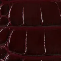 Dorian Belt In Burgundy Croc Embossed Calf Leather sold by Victoria Beckham product image thumbnail 3