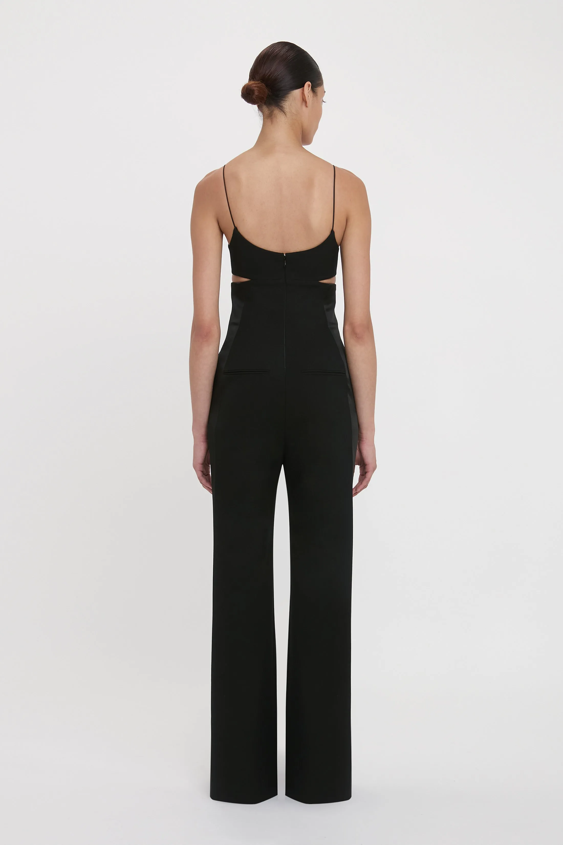 Cut-Out Detail Cami Jumpsuit In Black sold by Victoria Beckham product image thumbnail 3