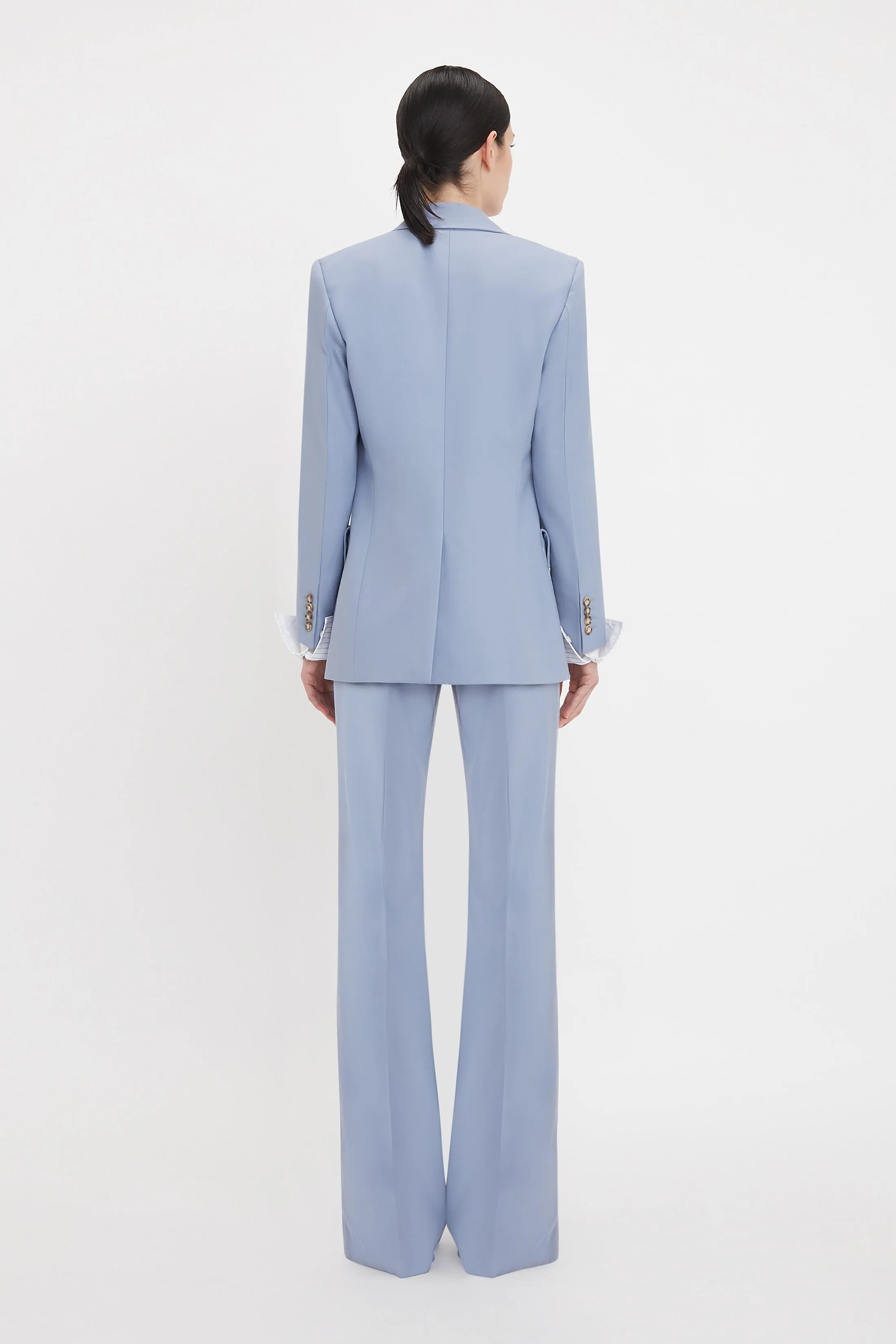 Patch Pocket Jacket In Bluebell sold by Victoria Beckham product image thumbnail 3