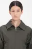 Harrington Bomber Jacket In Khaki sold by Victoria Beckham