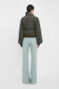 Harrington Bomber Jacket In Khaki sold by Victoria Beckham