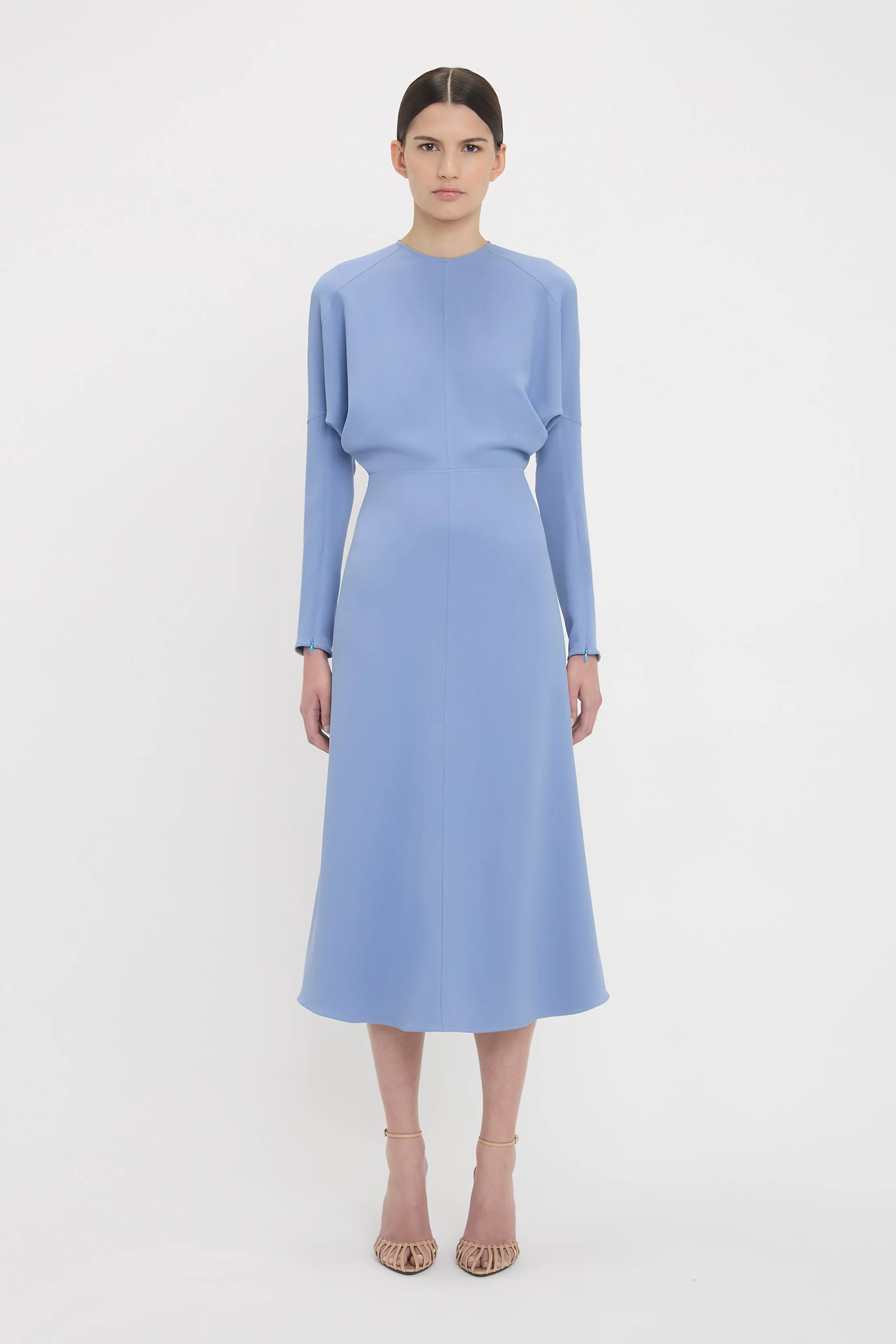 Dolman Midi Dress In Bluebell sold by Victoria Beckham