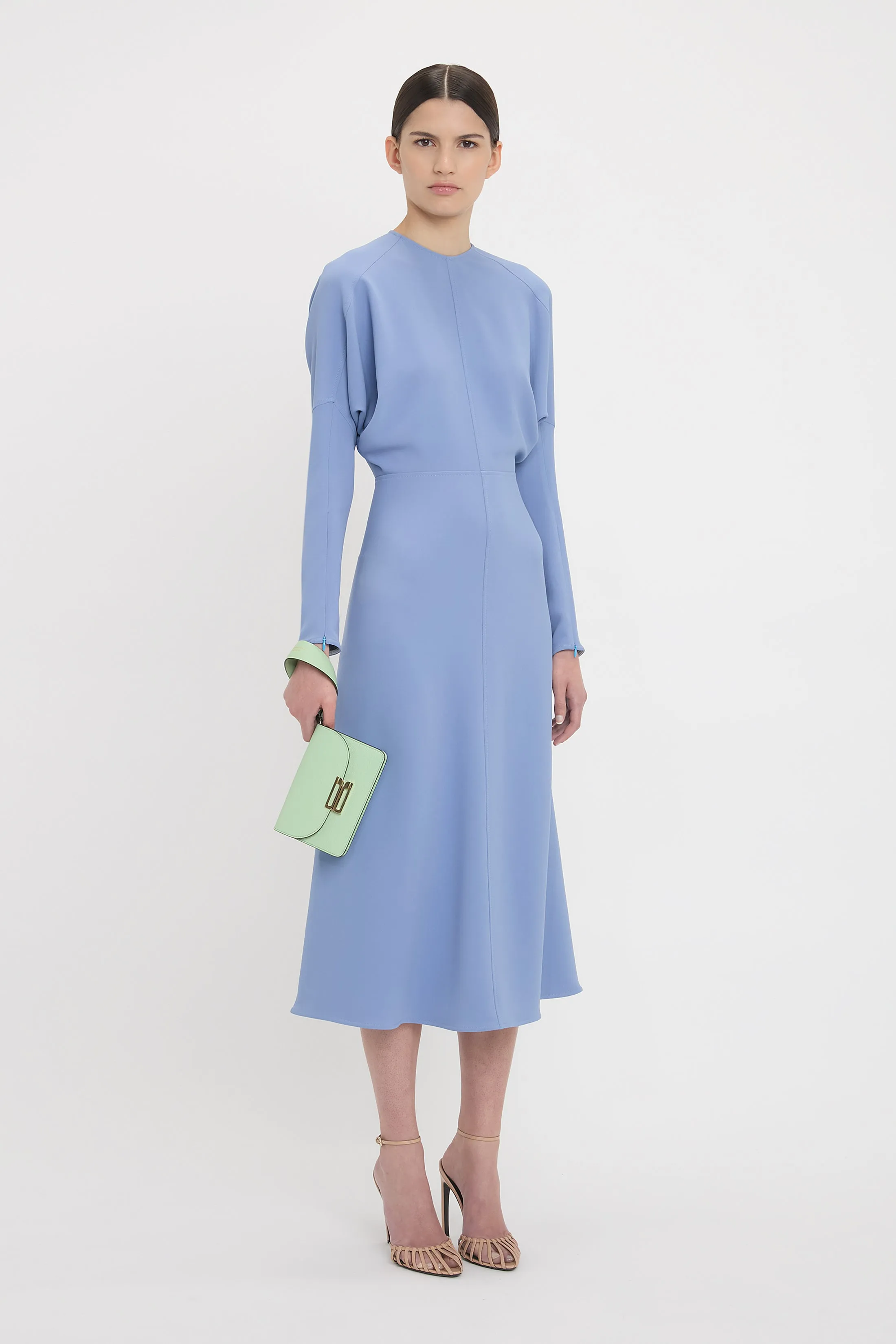 Dolman Midi Dress In Bluebell sold by Victoria Beckham product image thumbnail 2