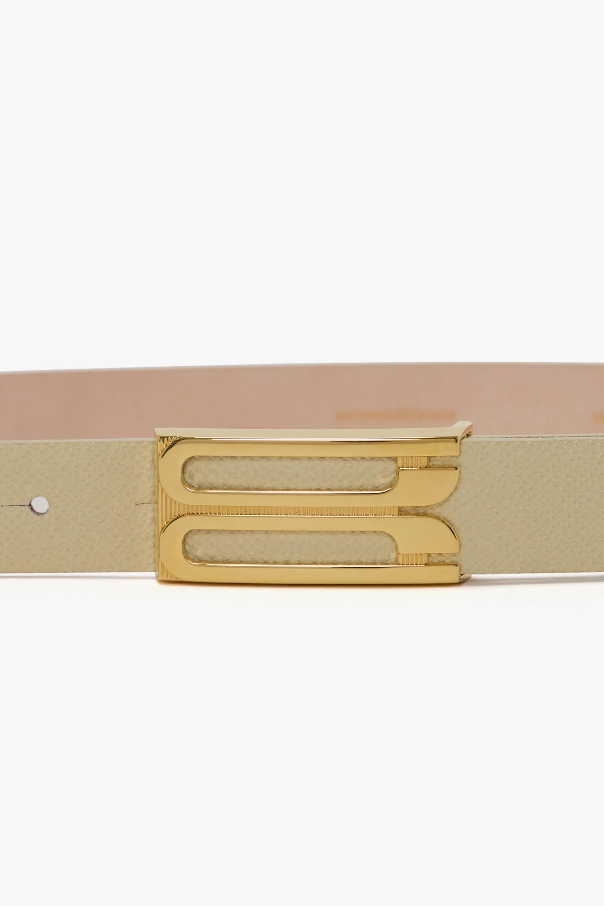 Dorian Belt In Ivory Grained Leather sold by Victoria Beckham product image thumbnail 2