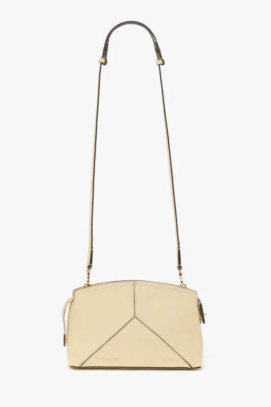 Victoria Crossbody Bag In Ivory Leather sold by Victoria Beckham