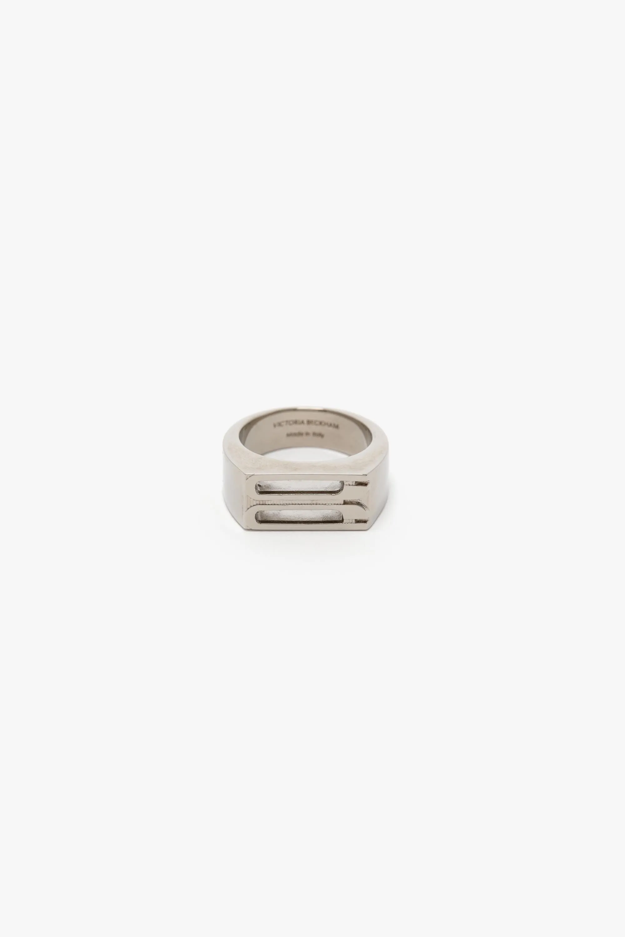 Dorian Signet Ring In Silver sold by Victoria Beckham