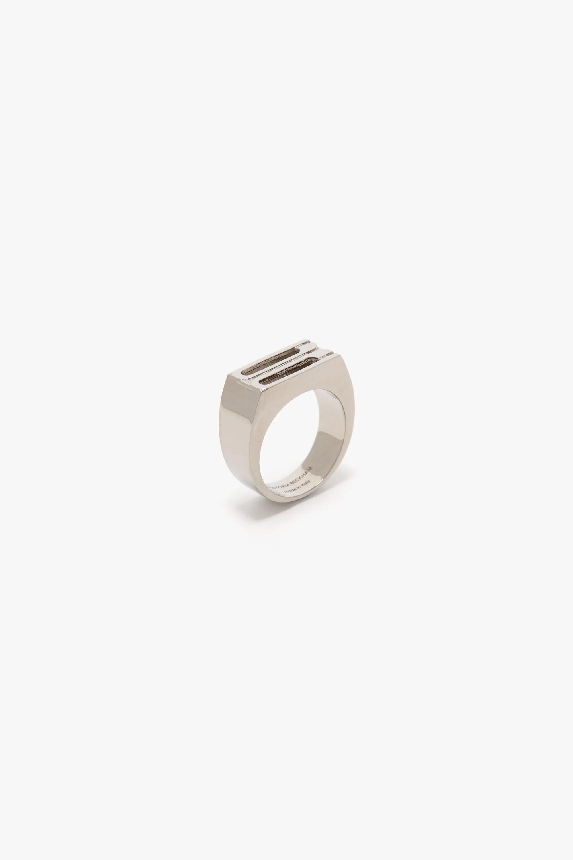 Dorian Signet Ring In Silver sold by Victoria Beckham product image thumbnail 3