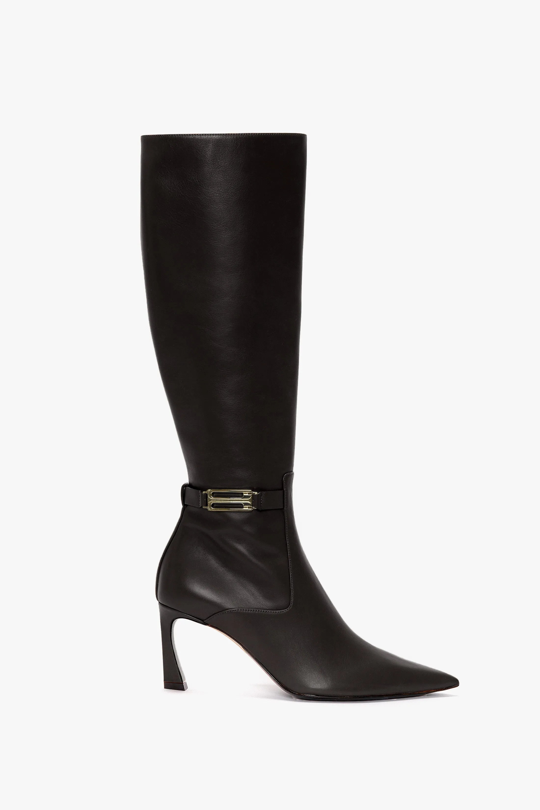 Pointed Toe Boot In Black Soft Calf Leather sold by Victoria Beckham