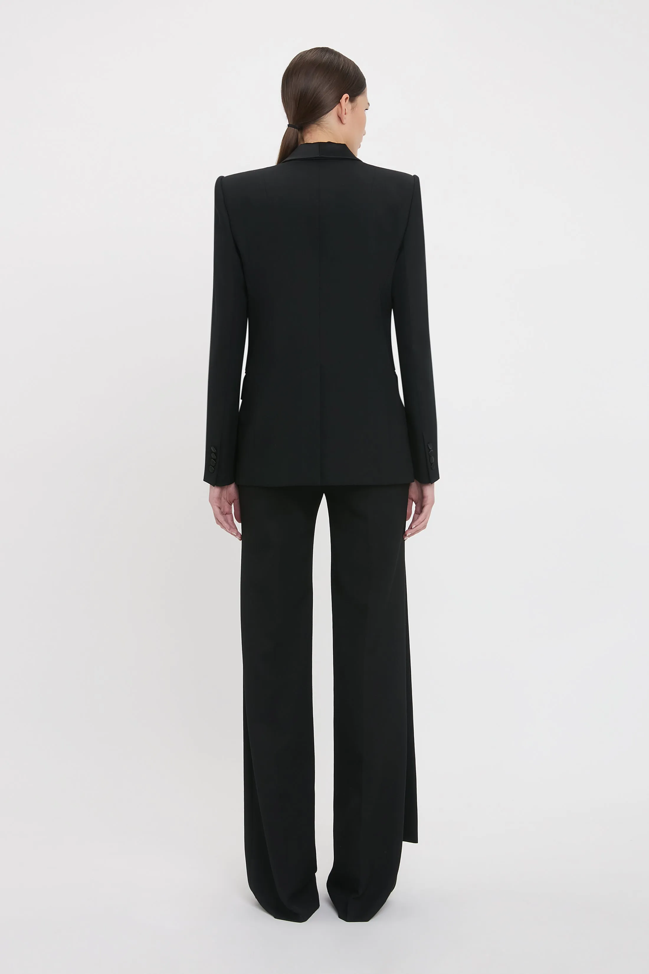 Shawl Collar Tux Jacket In Black sold by Victoria Beckham product image thumbnail 3