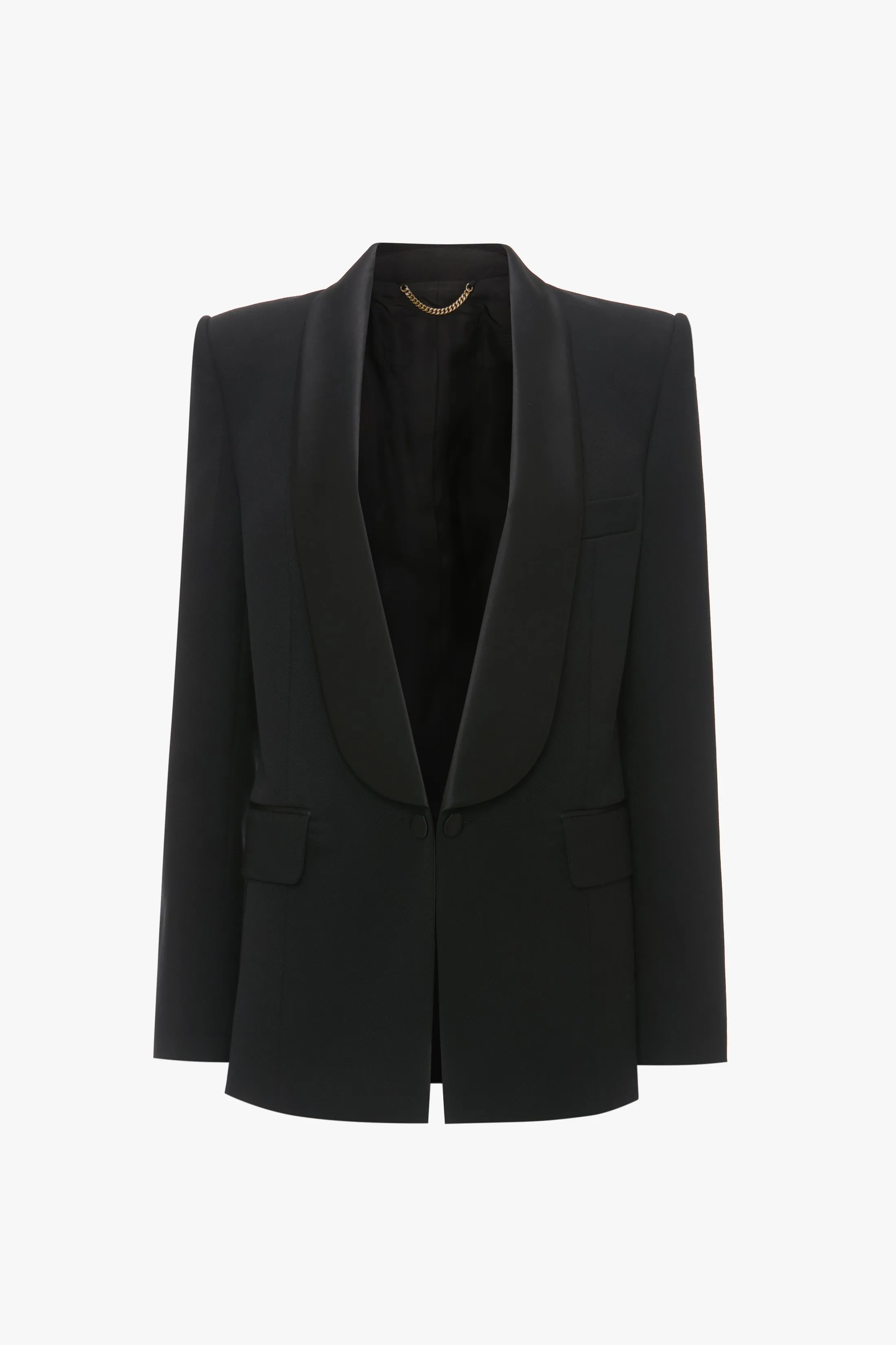 Shawl Collar Tux Jacket In Black sold by Victoria Beckham product image thumbnail 5