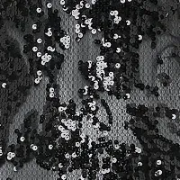 Long Sleeve Backless Sequin Gown In Black sold by Victoria Beckham product image thumbnail 5