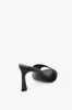 Mesh Open Toe Mule In Black sold by Victoria Beckham