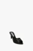 Mesh Open Toe Mule In Black sold by Victoria Beckham