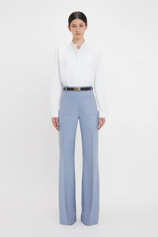 Cropped Tux Shirt In White sold by Victoria Beckham