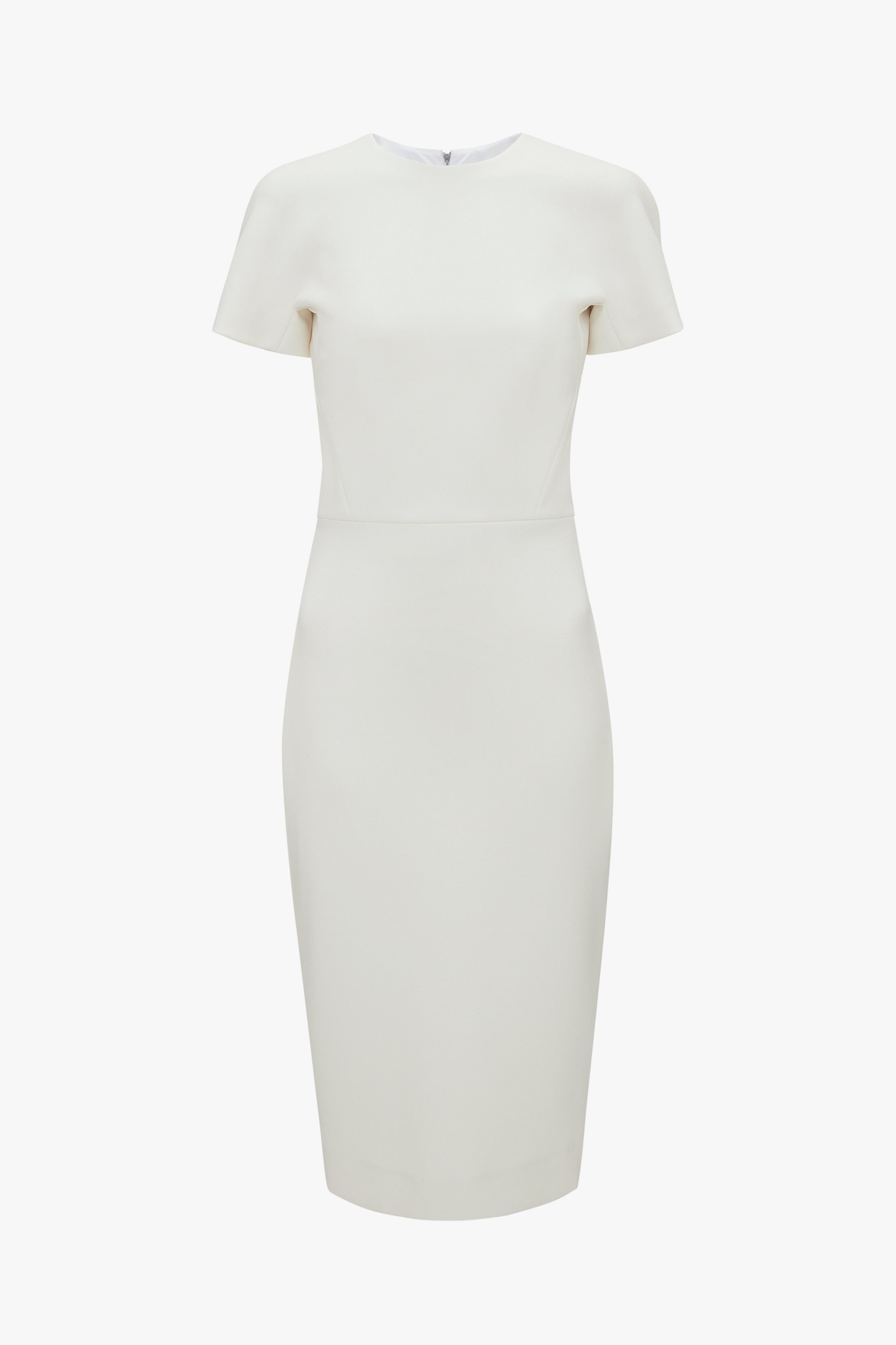 Fitted T-shirt Dress In White sold by Victoria Beckham product image thumbnail 6