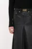 Panelled Flare Skirt In Soft Black Leather sold by Victoria Beckham