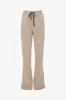 Pleat Detail Pyjama Trouser In Tobacco-Midnight sold by Victoria Beckham