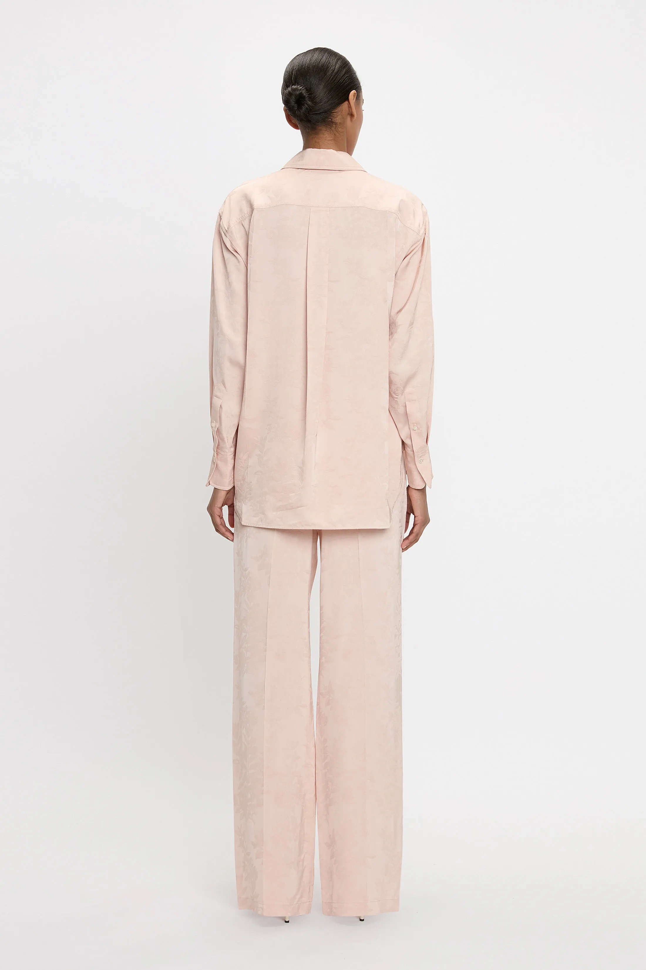 Pyjama Shirt In Ballet Pink sold by Victoria Beckham product image thumbnail 3