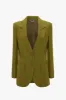 Patch Pocket Jacket In Willow sold by Victoria Beckham