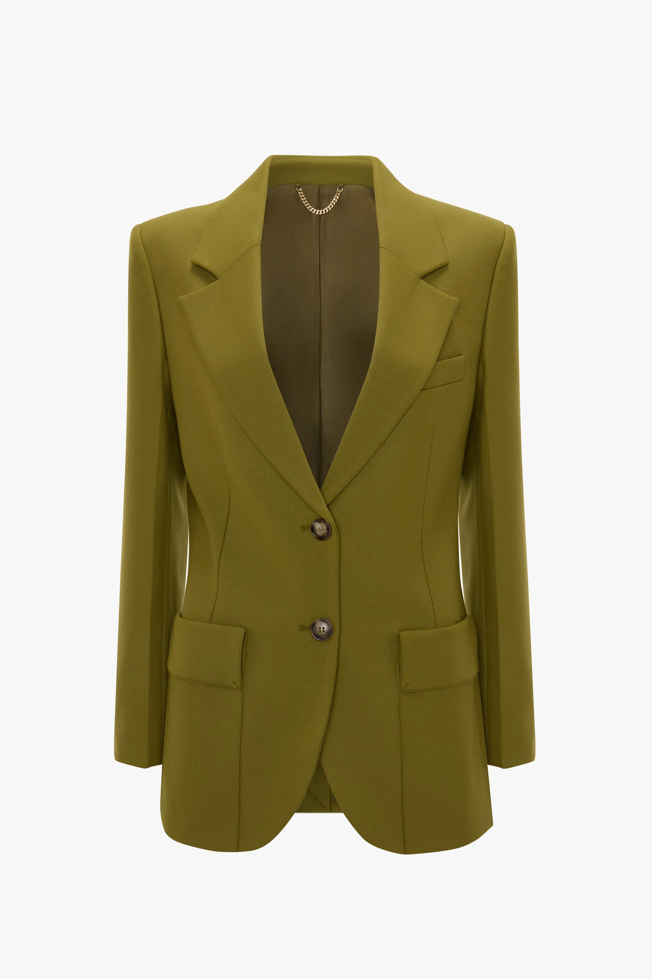 Patch Pocket Jacket In Willow sold by Victoria Beckham product image thumbnail 4