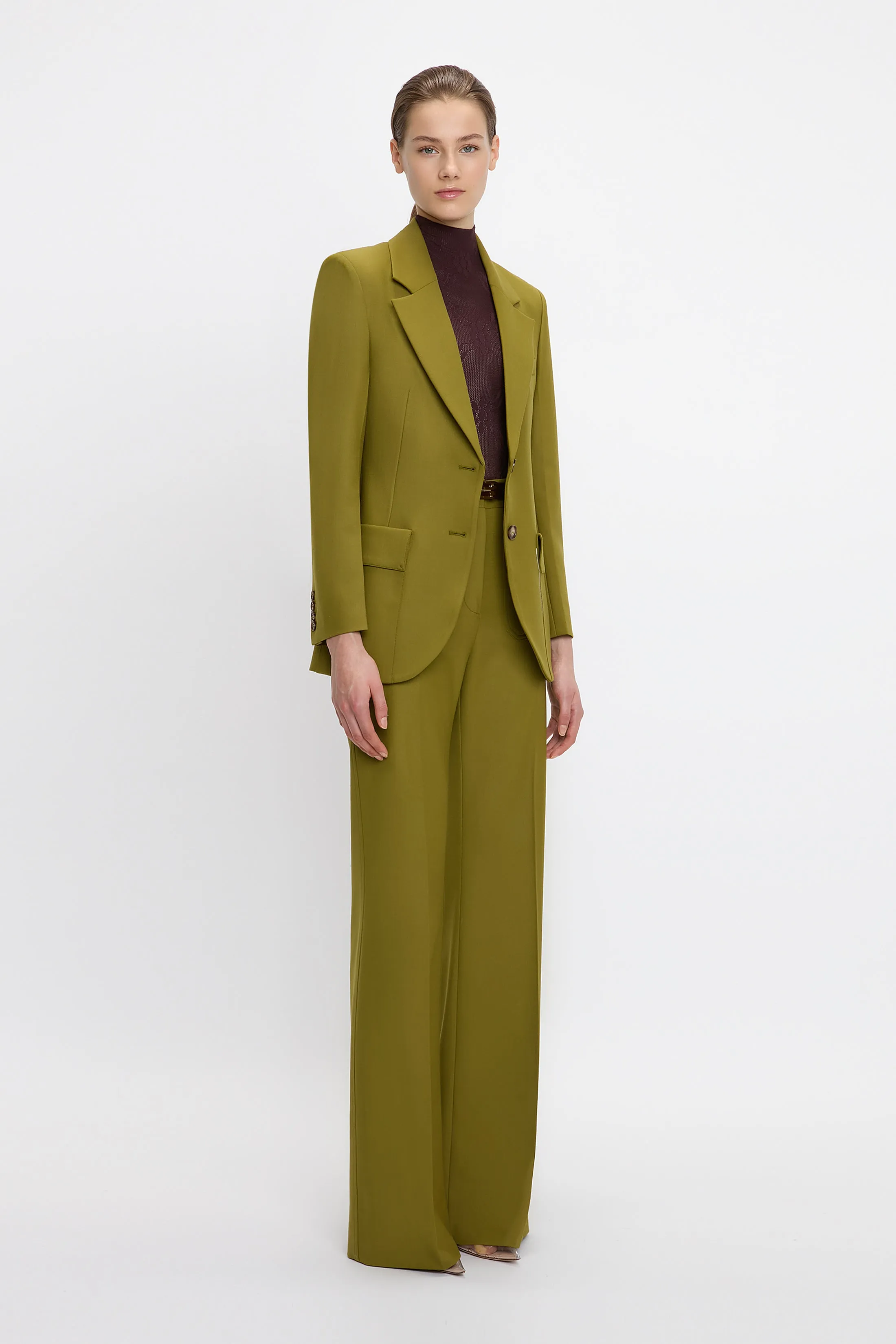 Patch Pocket Jacket In Willow sold by Victoria Beckham product image thumbnail 2