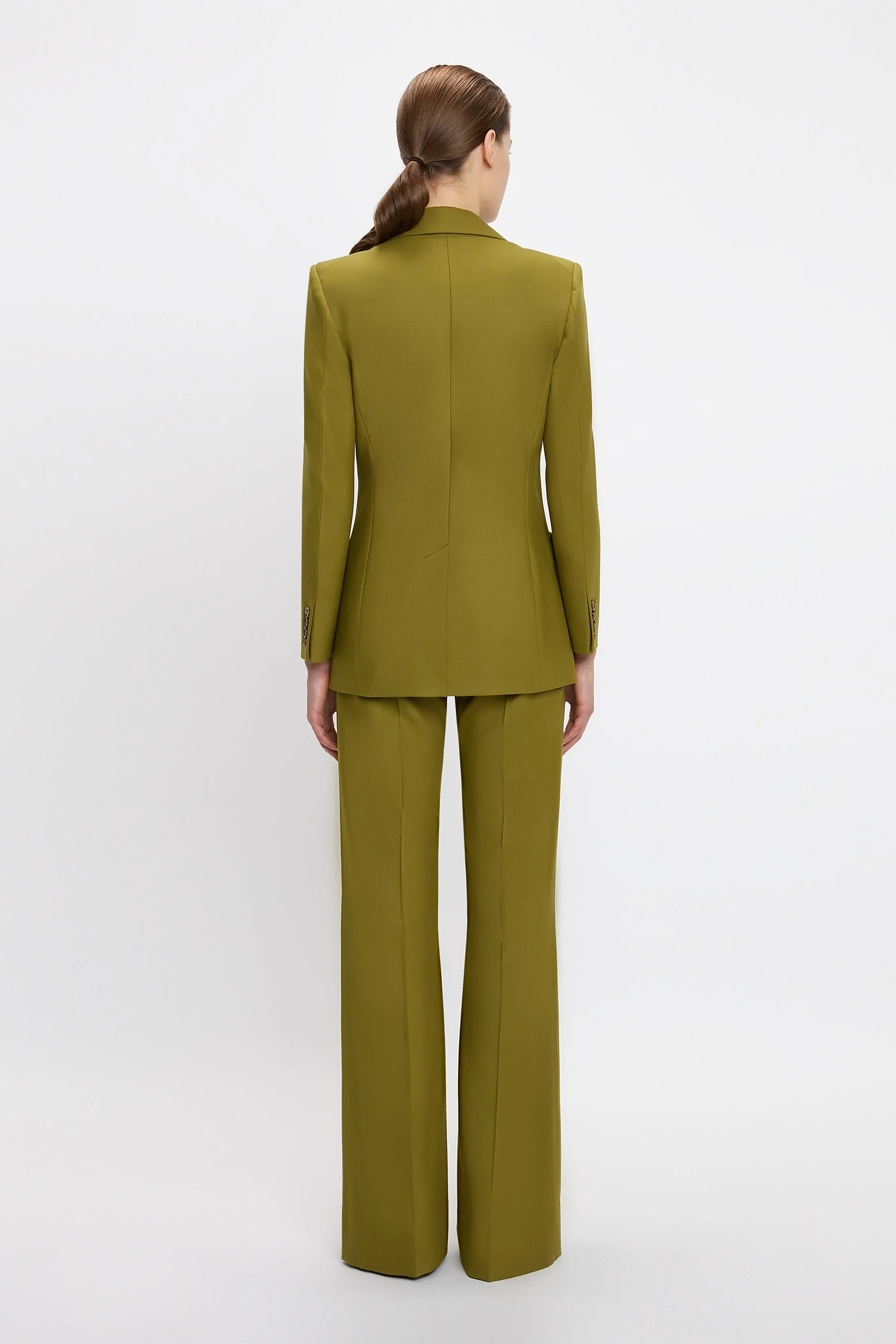 Patch Pocket Jacket In Willow sold by Victoria Beckham product image thumbnail 3