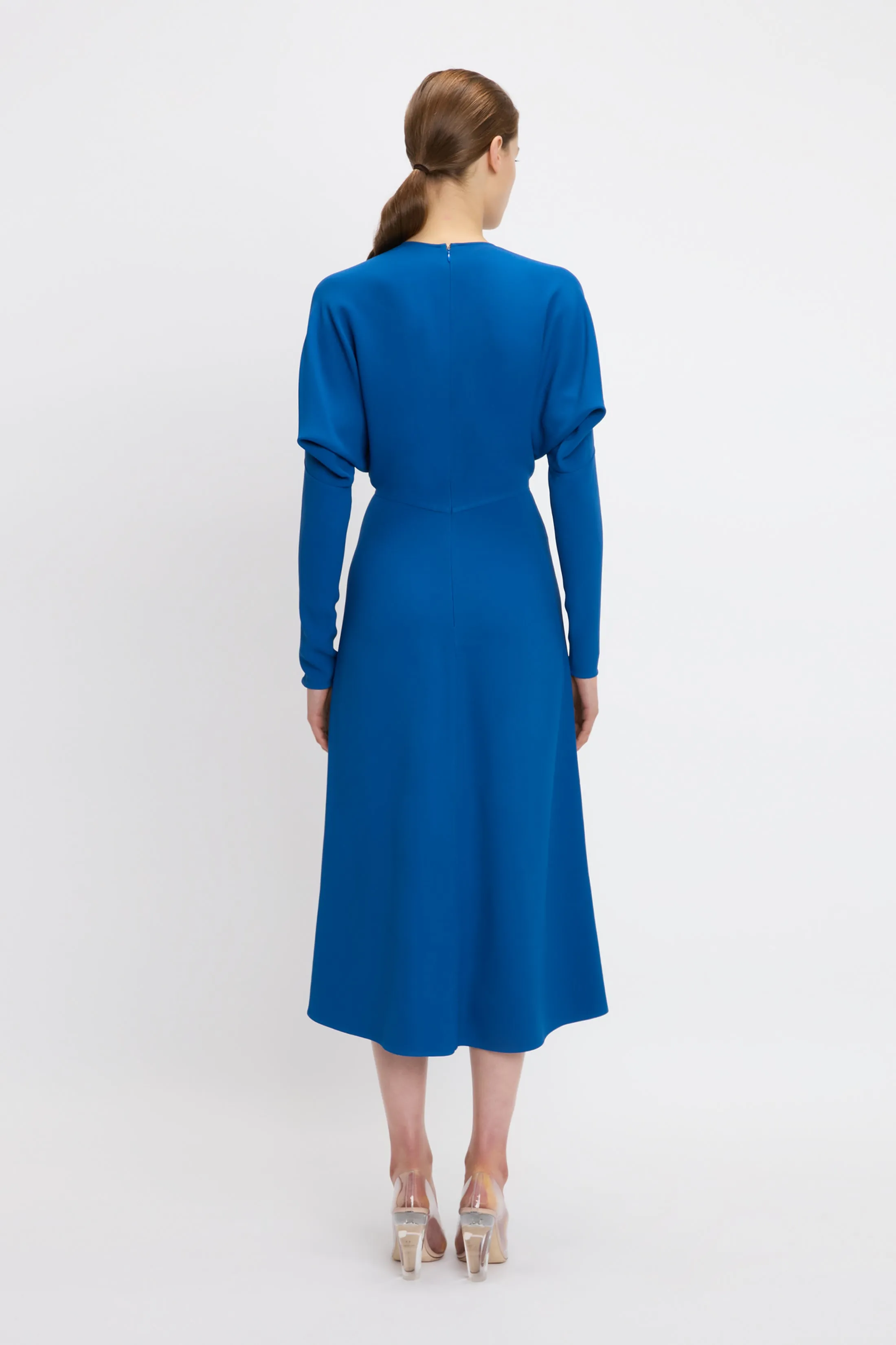Dolman Midi Dress In Sapphire Blue sold by Victoria Beckham product image thumbnail 3