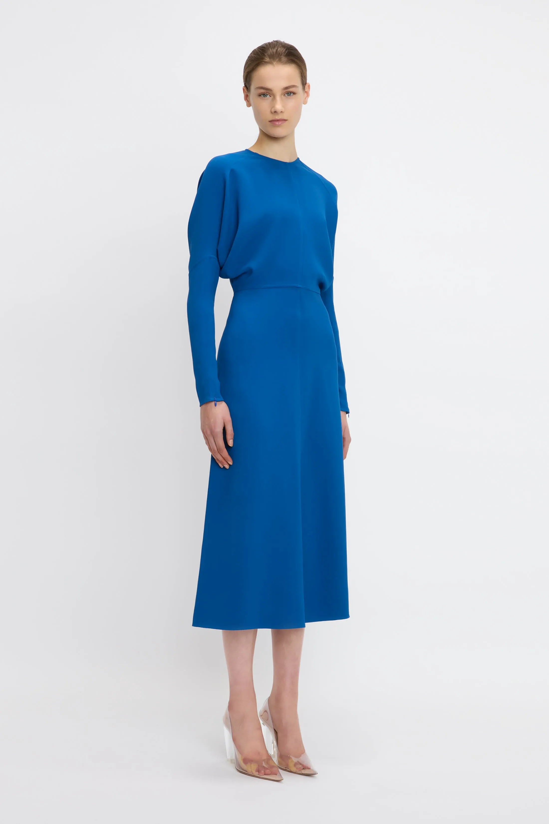 Dolman Midi Dress In Sapphire Blue sold by Victoria Beckham product image thumbnail 2