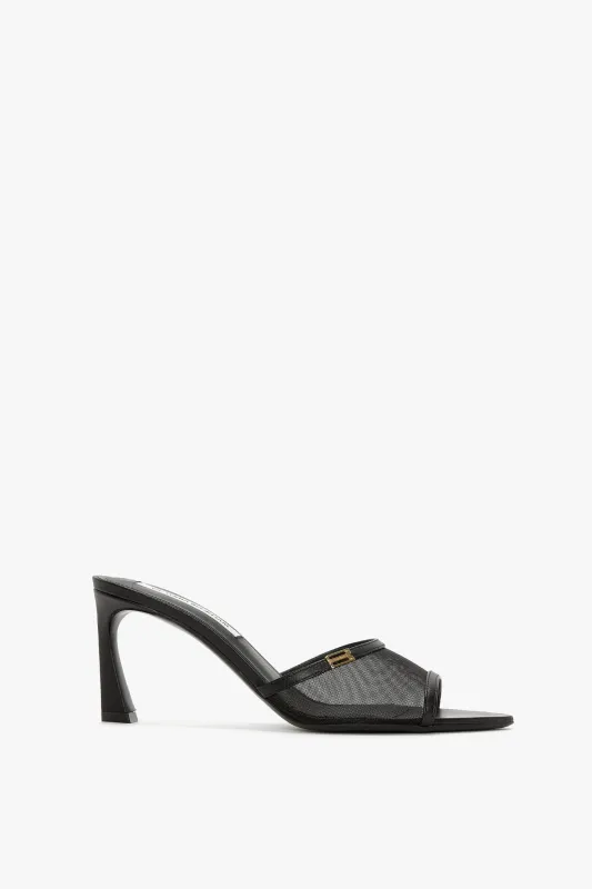 Mesh Mule In Black sold by Victoria Beckham