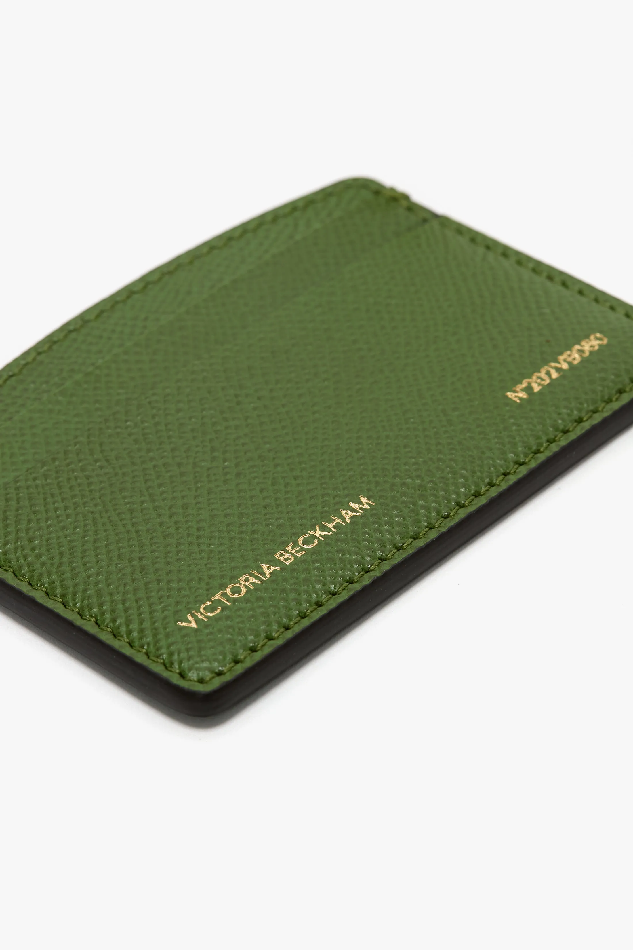 Victoria Card Holder In Green Grained Leather sold by Victoria Beckham product image thumbnail 4