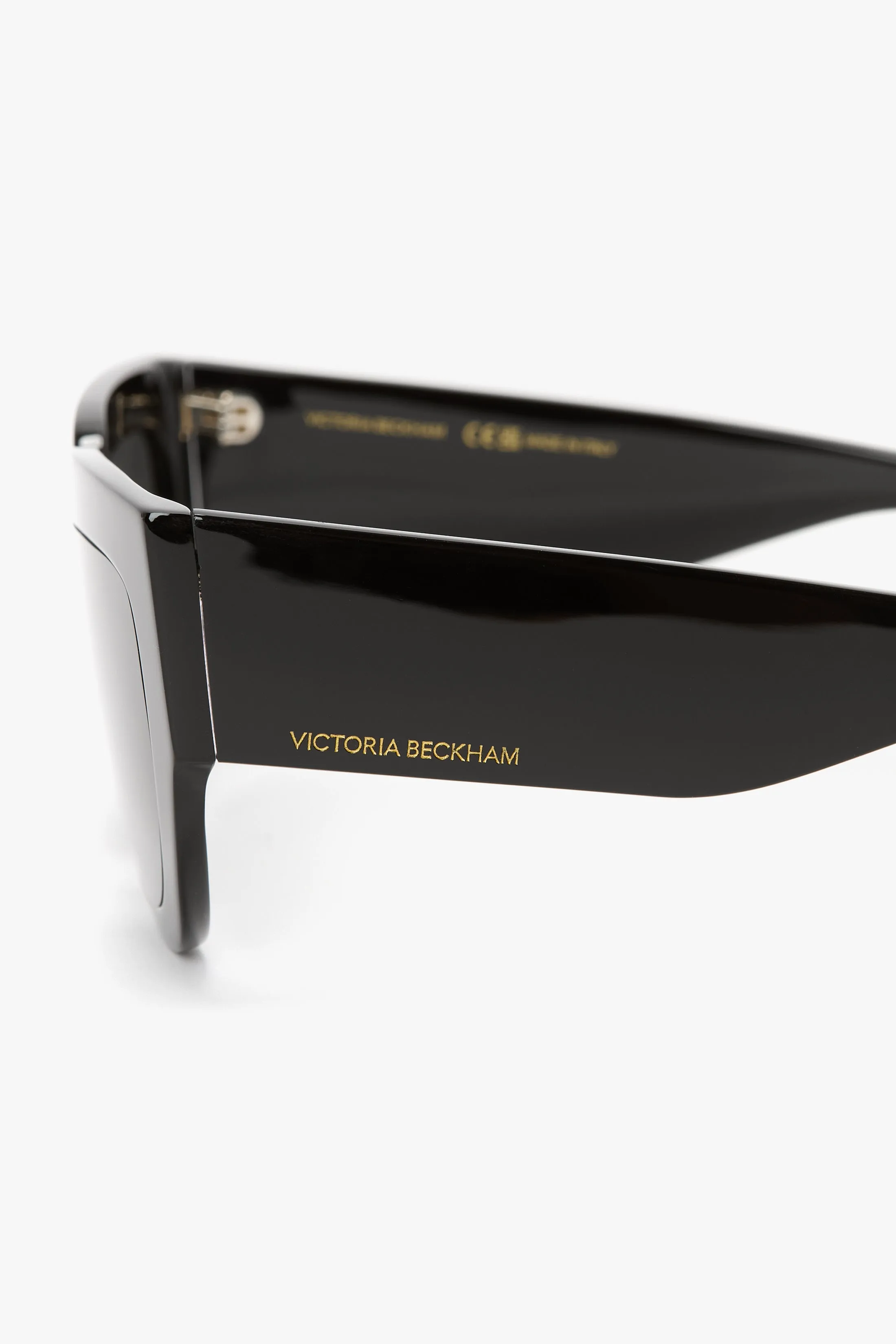 Soft Square Acetate Sunglasses In Black sold by Victoria Beckham product image thumbnail 5