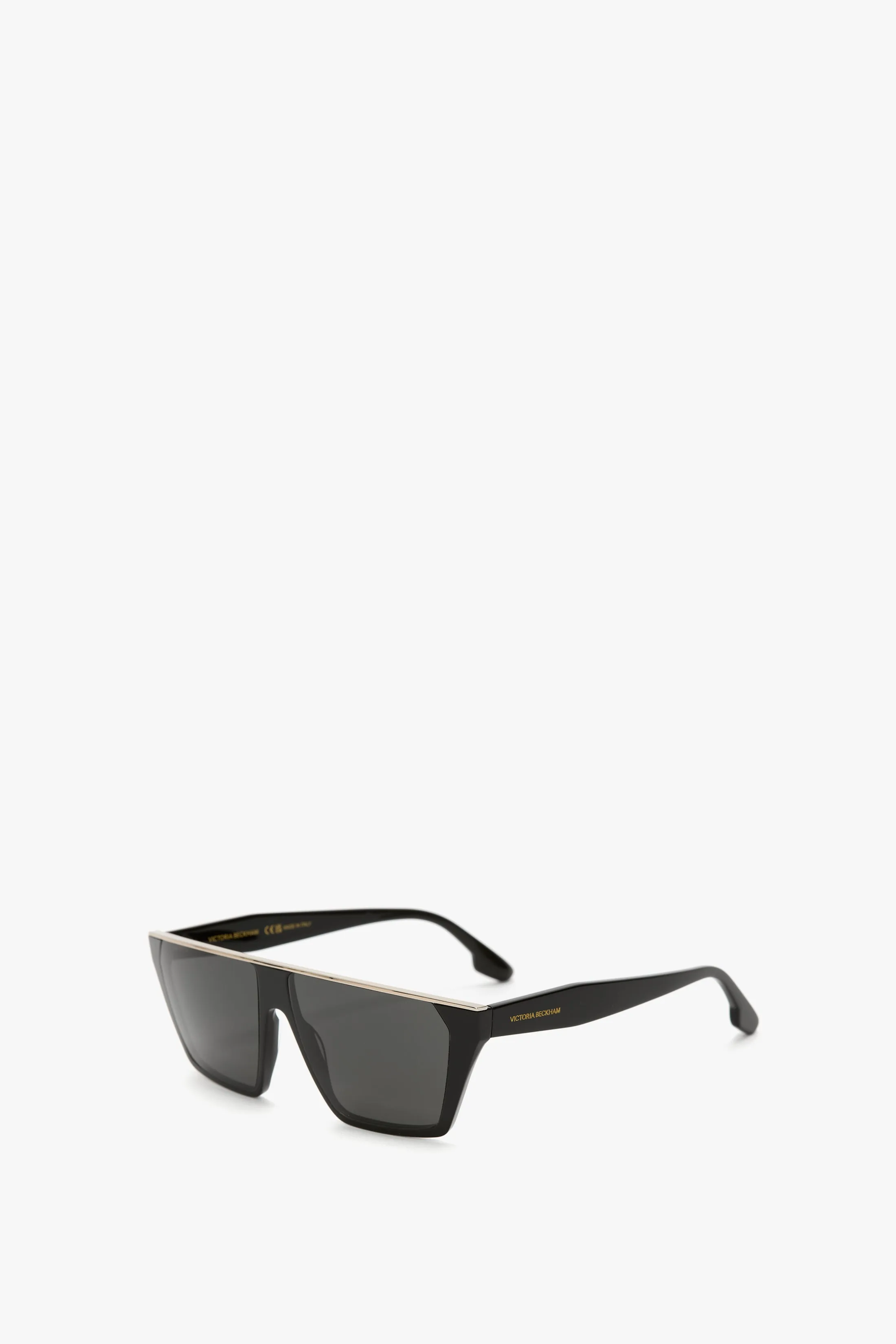 Flat Top Visor Sunglasses In Black sold by Victoria Beckham product image thumbnail 3