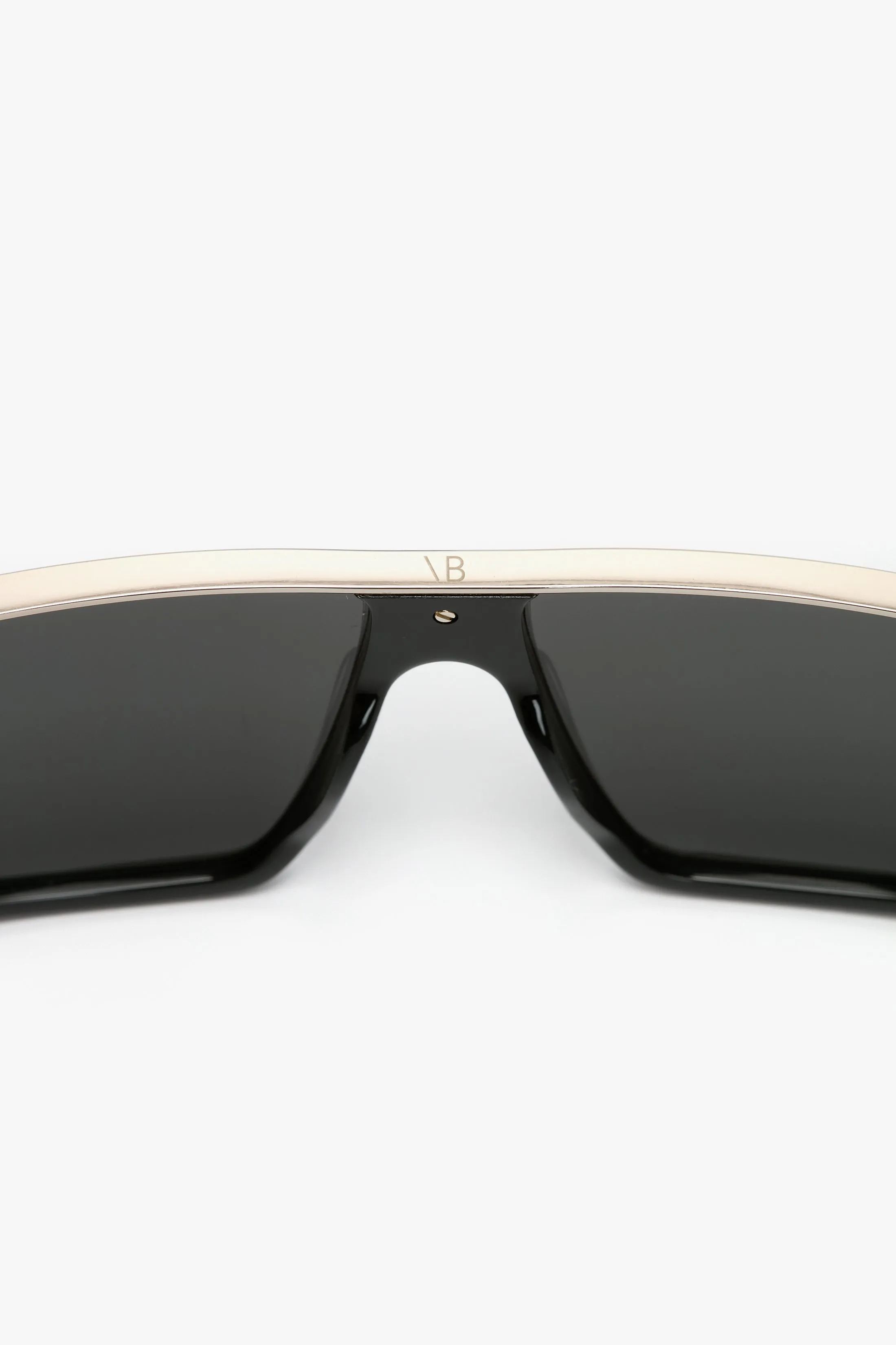 Flat Top Visor Sunglasses In Black sold by Victoria Beckham product image thumbnail 5
